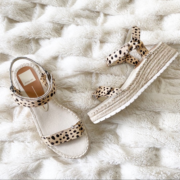 Dolce Vita Shoes - DOLCE VITA Myra Espadrille Wedge Sandal Leopard